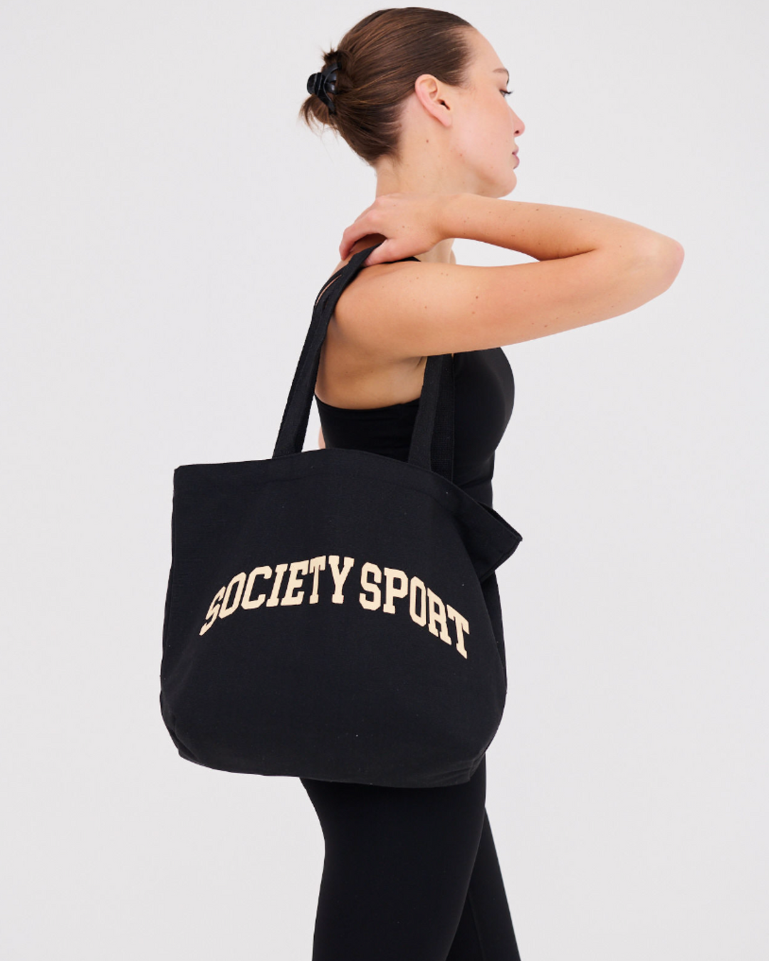 Society Sport Tote Bag - Black