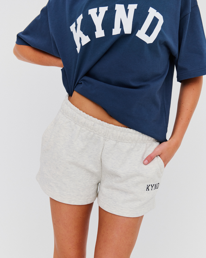 Varsity Shorts - Grey Marle