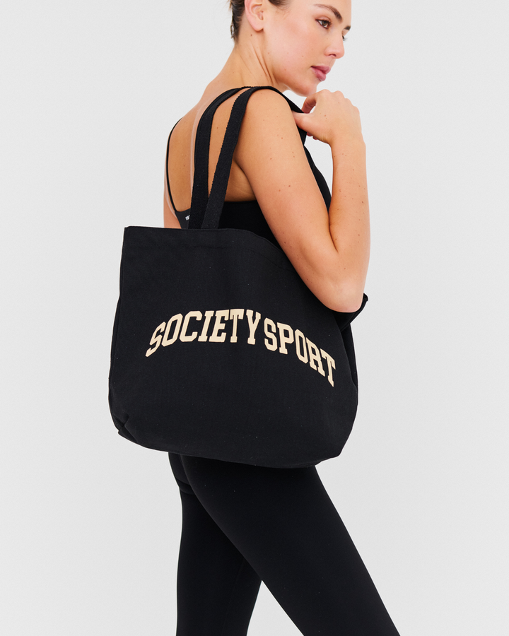 Society Sport Tote Bag - Black