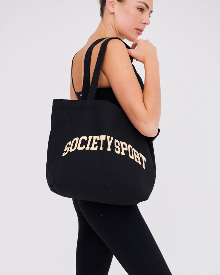 Society Sport Tote Bag - Black