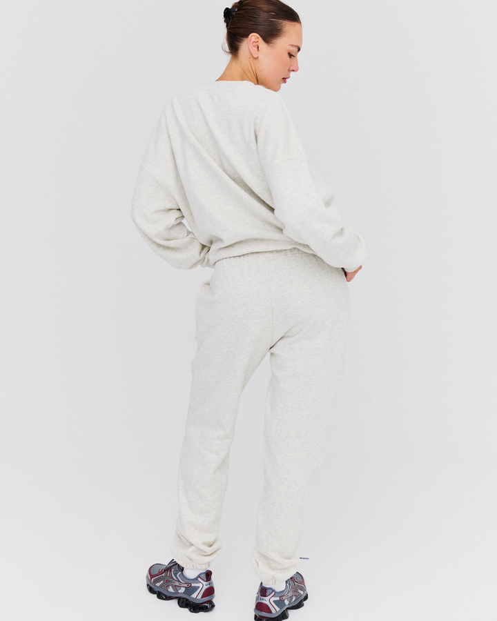 Varsity Sweatpants - Grey Marle